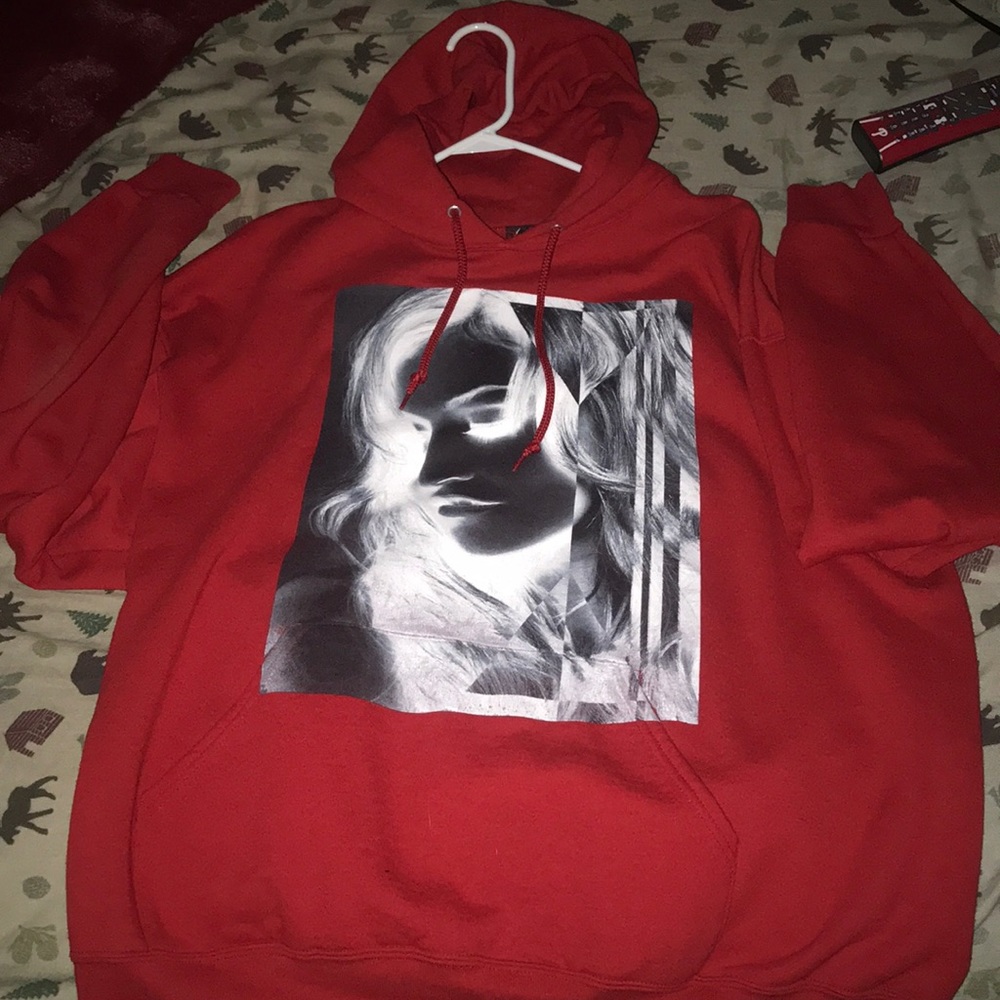 Tony hawk/ Cherry sweatshirt/ red and black/ new
